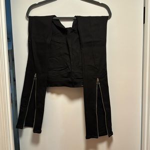 Size 25 black rag and bone pants